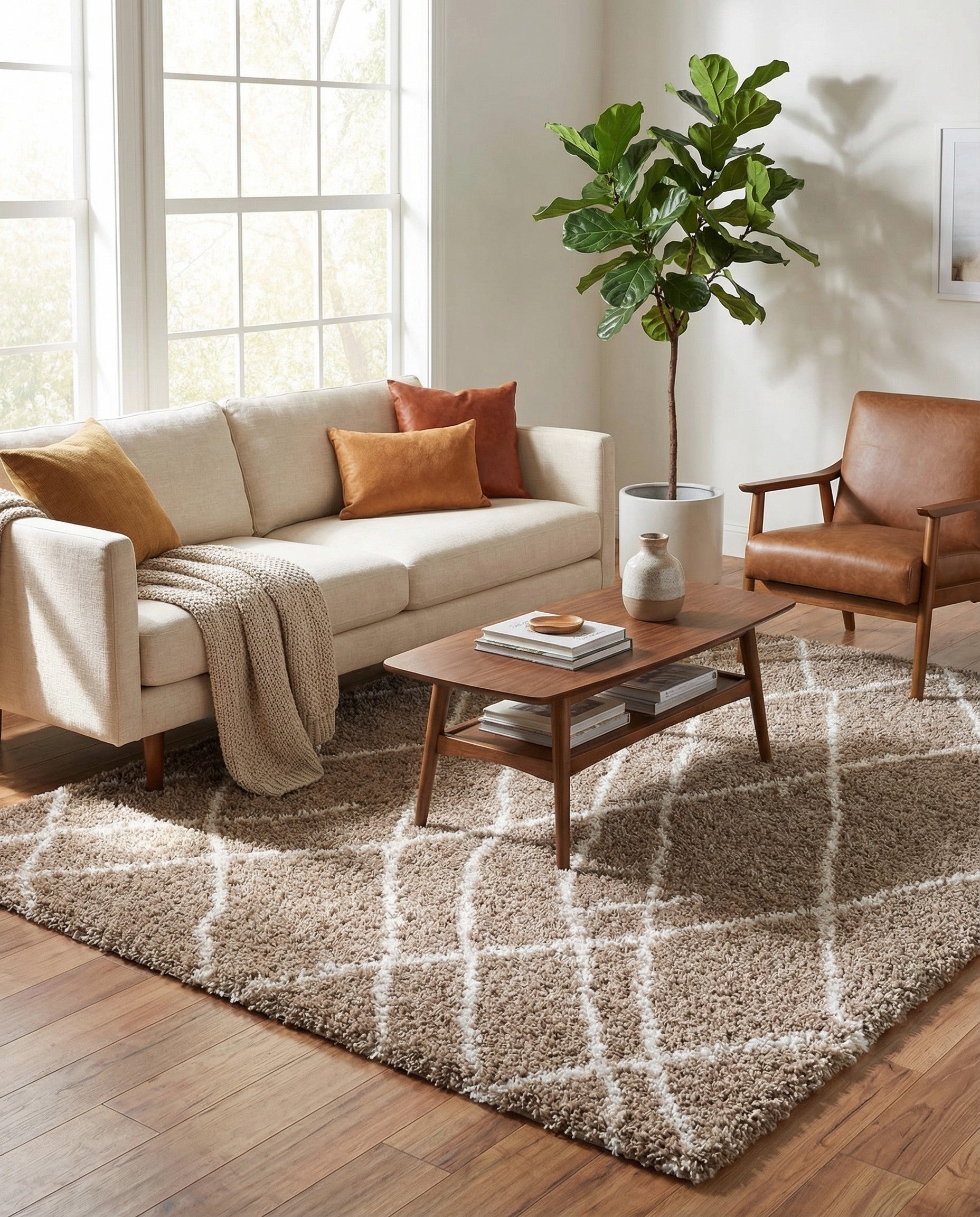 7' 10 x 10' Soft Touch Shag Rug