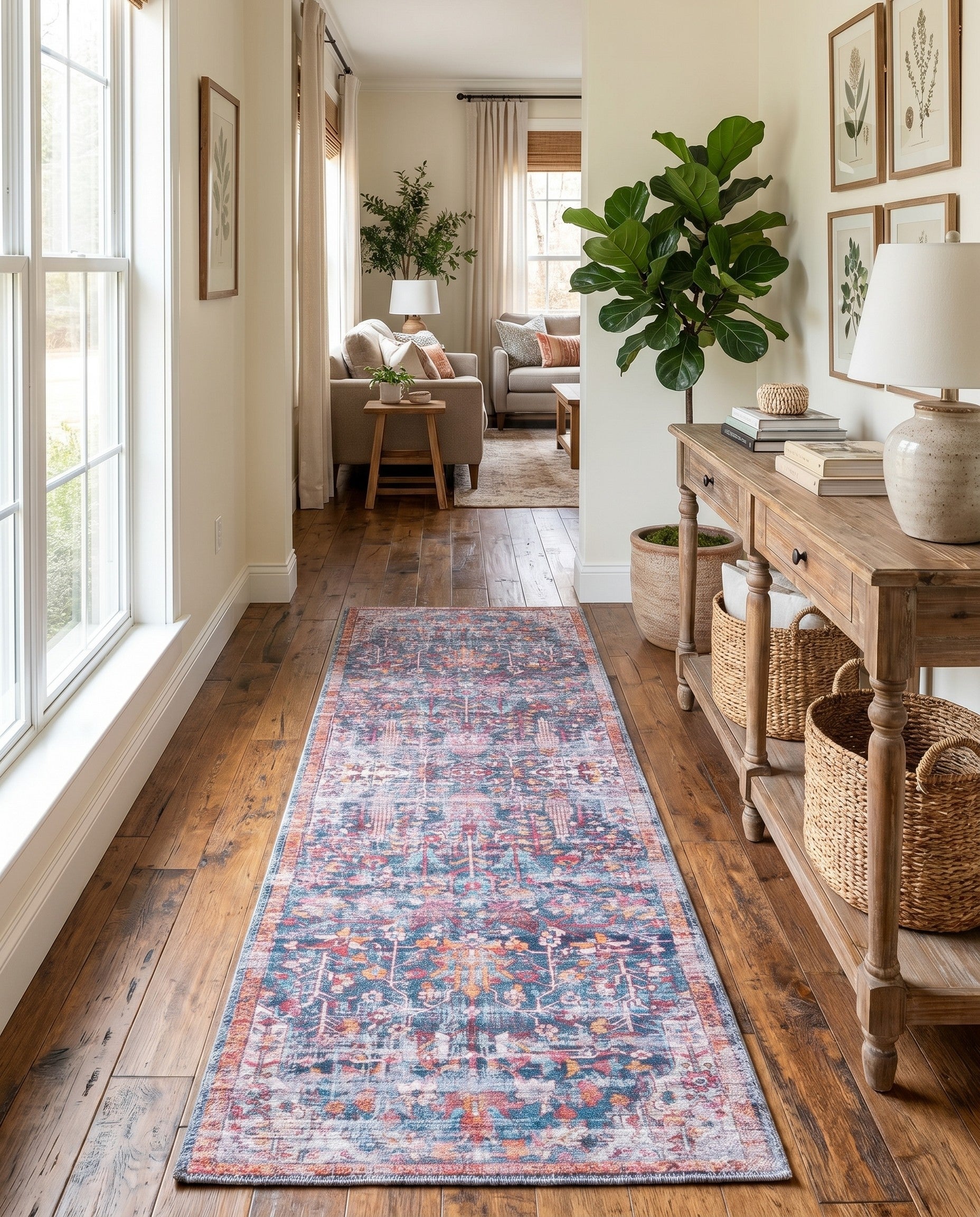 2' x 6' Washable Maahru Runner Rug