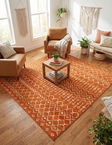 7' 10 x 7' 10 Kasbah Trellis Square Rug