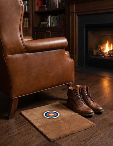 Brown Hand Knotted WM Brown Driver Rug
