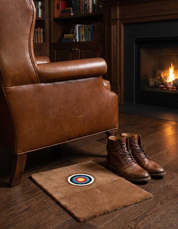 Brown Hand Knotted WM Brown Driver Rug