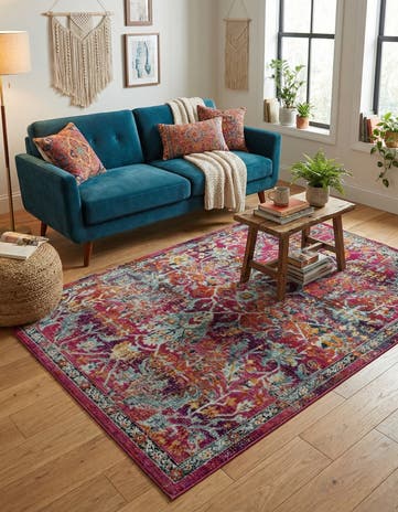 Fuchsia Budapest Rug