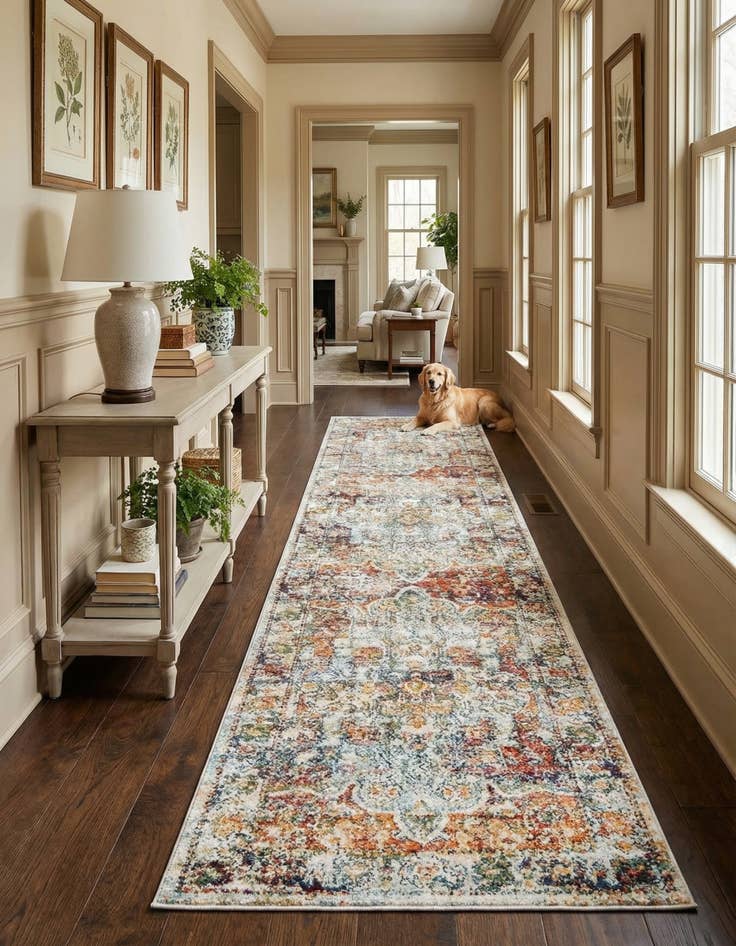 Detail image of 2' 7 x 16' 5 Isabella Runner Rug