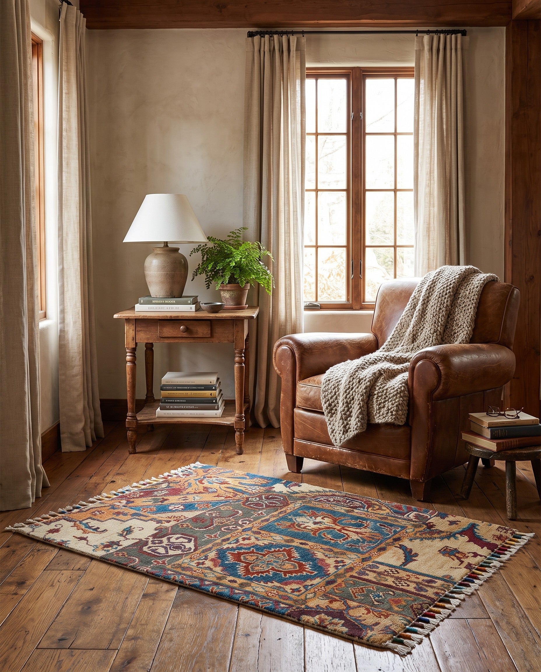 2' x 3' 1 Hand Knotted Ariana Ziegler Rug