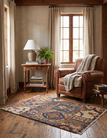 2' x 3' 1 Hand Knotted Ariana Ziegler Rug