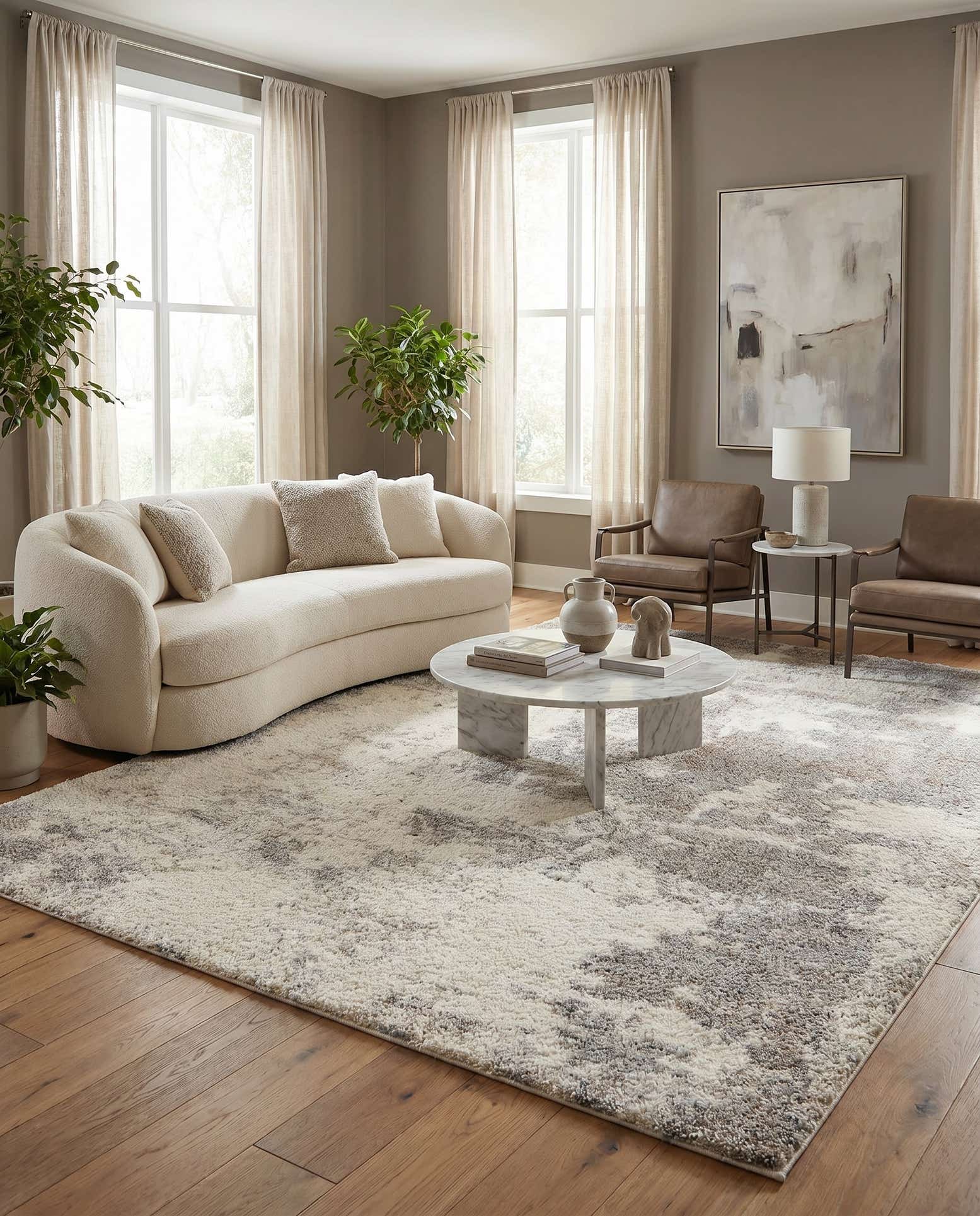 9' 10 x 13' Soft Touch Shag Rug