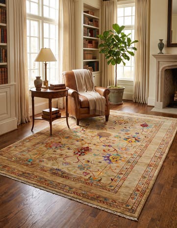 5' 3 x 7' 3 Hand Knotted Ariana Ziegler Rug