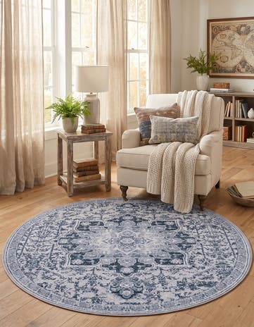 4' x 4' Renaissance Round Rug