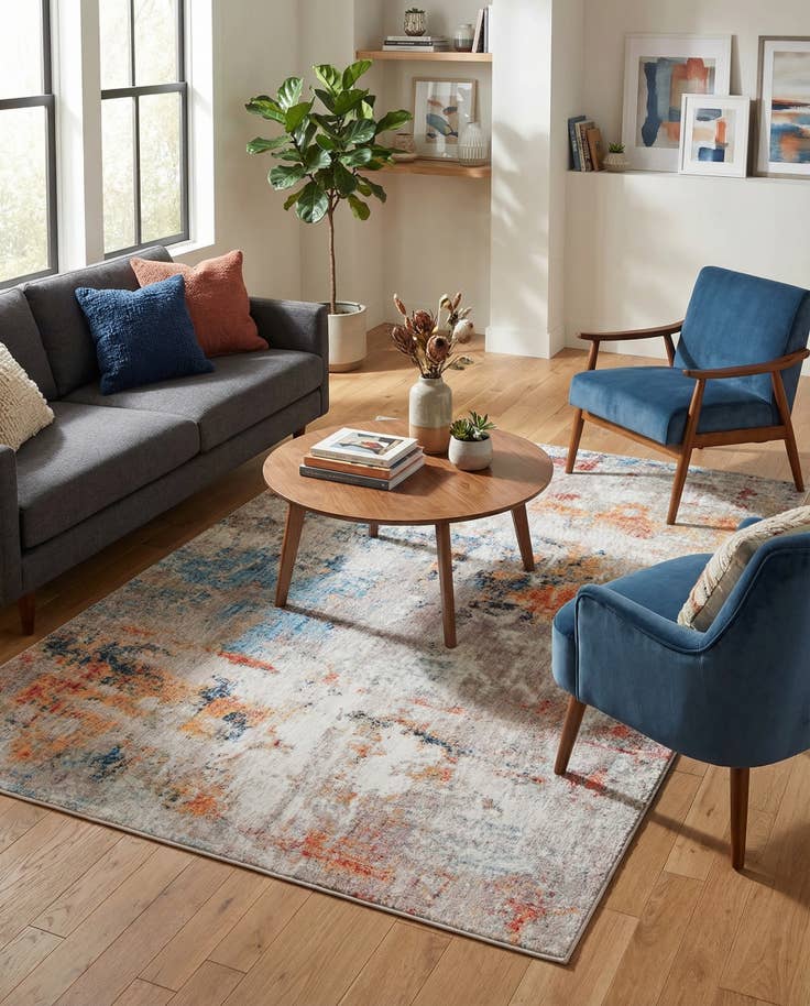 Detail image of 5' 3 x 7' 10 Prism Rug