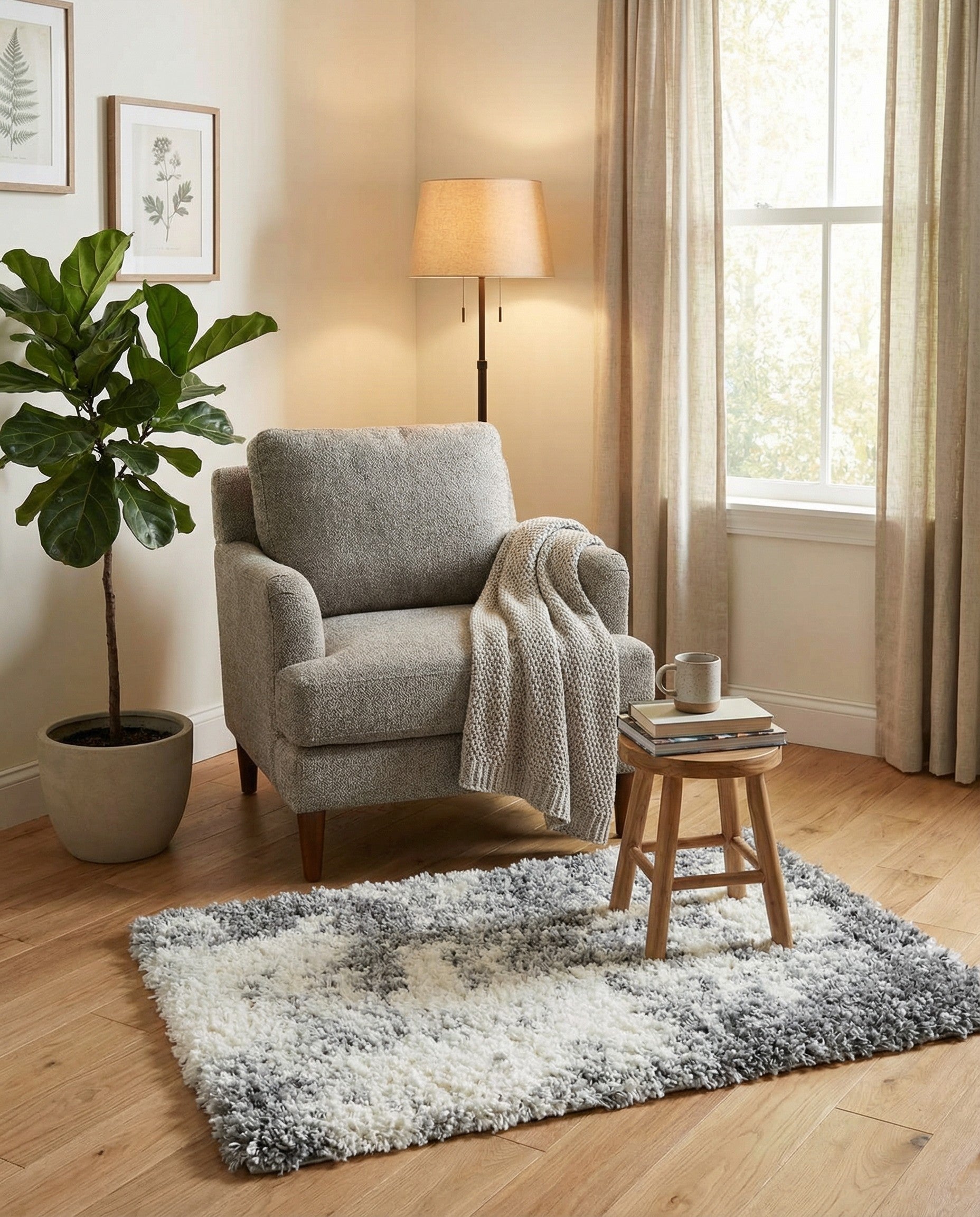 2' x 3' Soft Touch Shag Rug