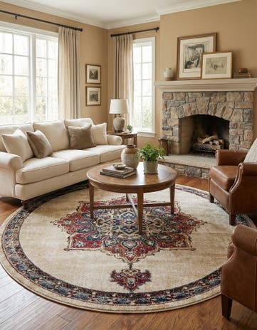 7' x 7' Eden Round Rug