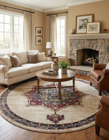 7' x 7' Eden Round Rug