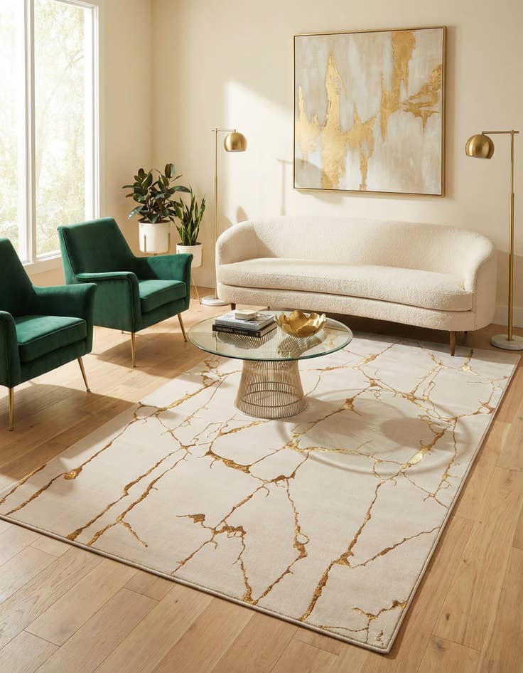 Detail image of 6' x 9' Vogue Geo Rug