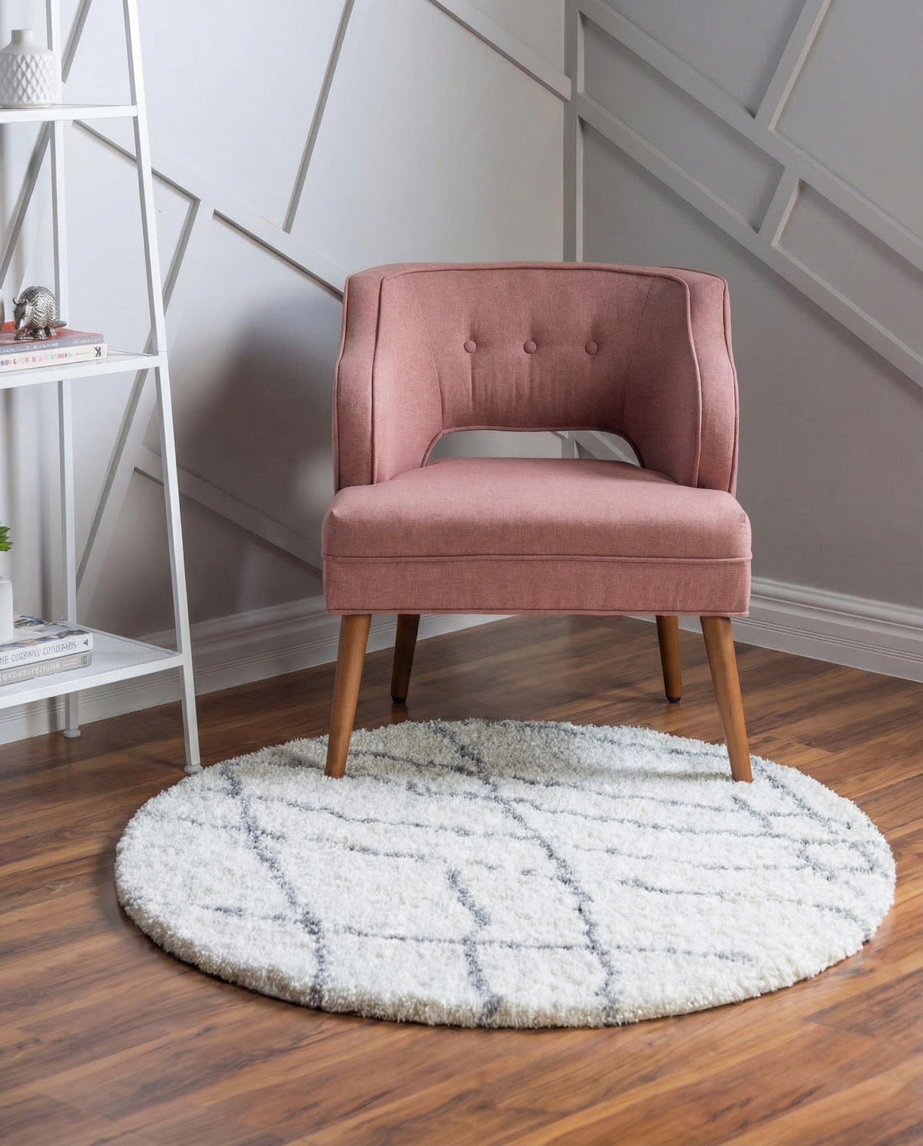  3' 3 x 3' 3 Soft Touch Shag Round Rug