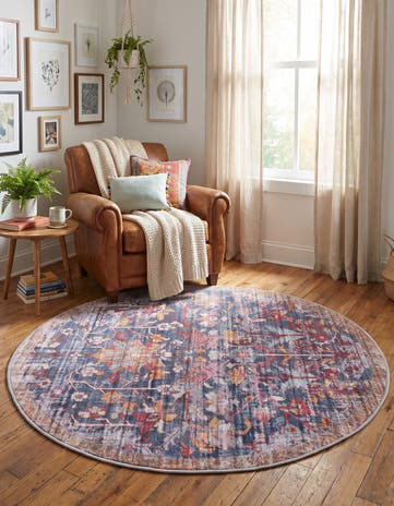 125cm x 125cm Maahru Tapis Rond