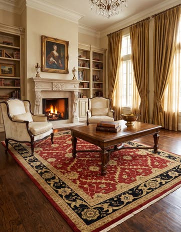 Red Kensington Rug