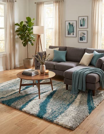 4' x 6' Soft Touch Shag Rug