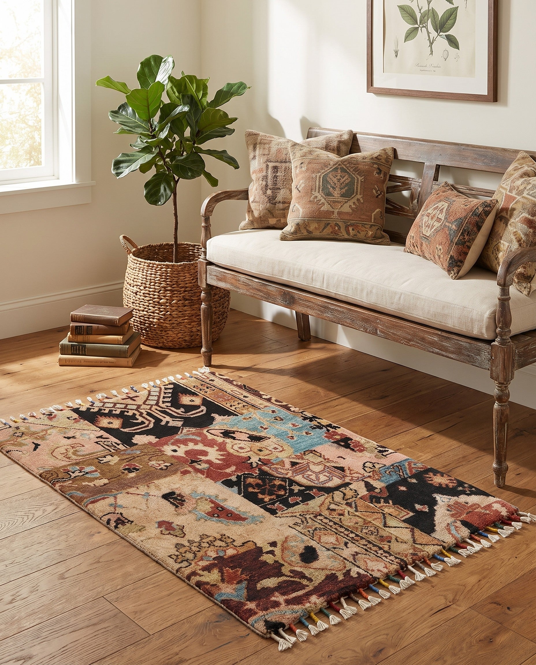 1' 11 x 2' 10 Hand Knotted Ariana Ziegler Rug