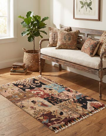 1' 11 x 2' 10 Hand Knotted Ariana Ziegler Rug
