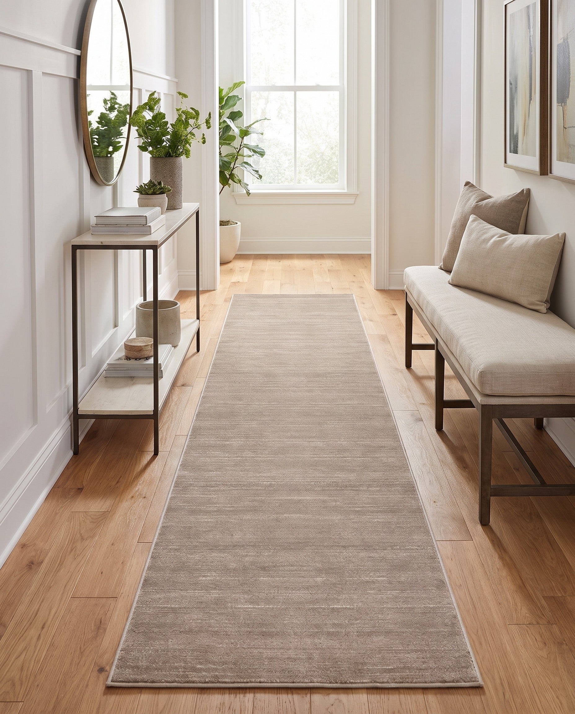 Jill Zarin Brown Uptown Runner Rug