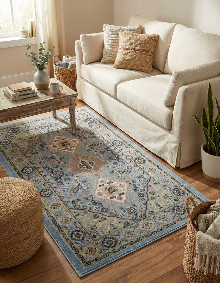 Detail image of 3' 3 x 5' 3 Kamala Washable Rug