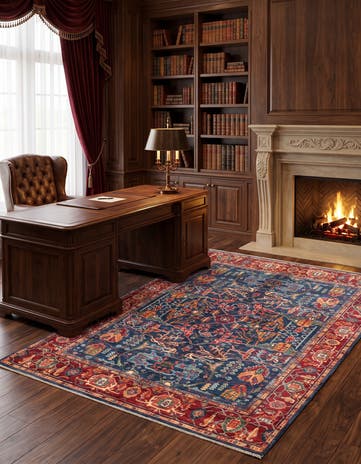 5' 10 x 8' Hand Knotted Ariana Ziegler Rug