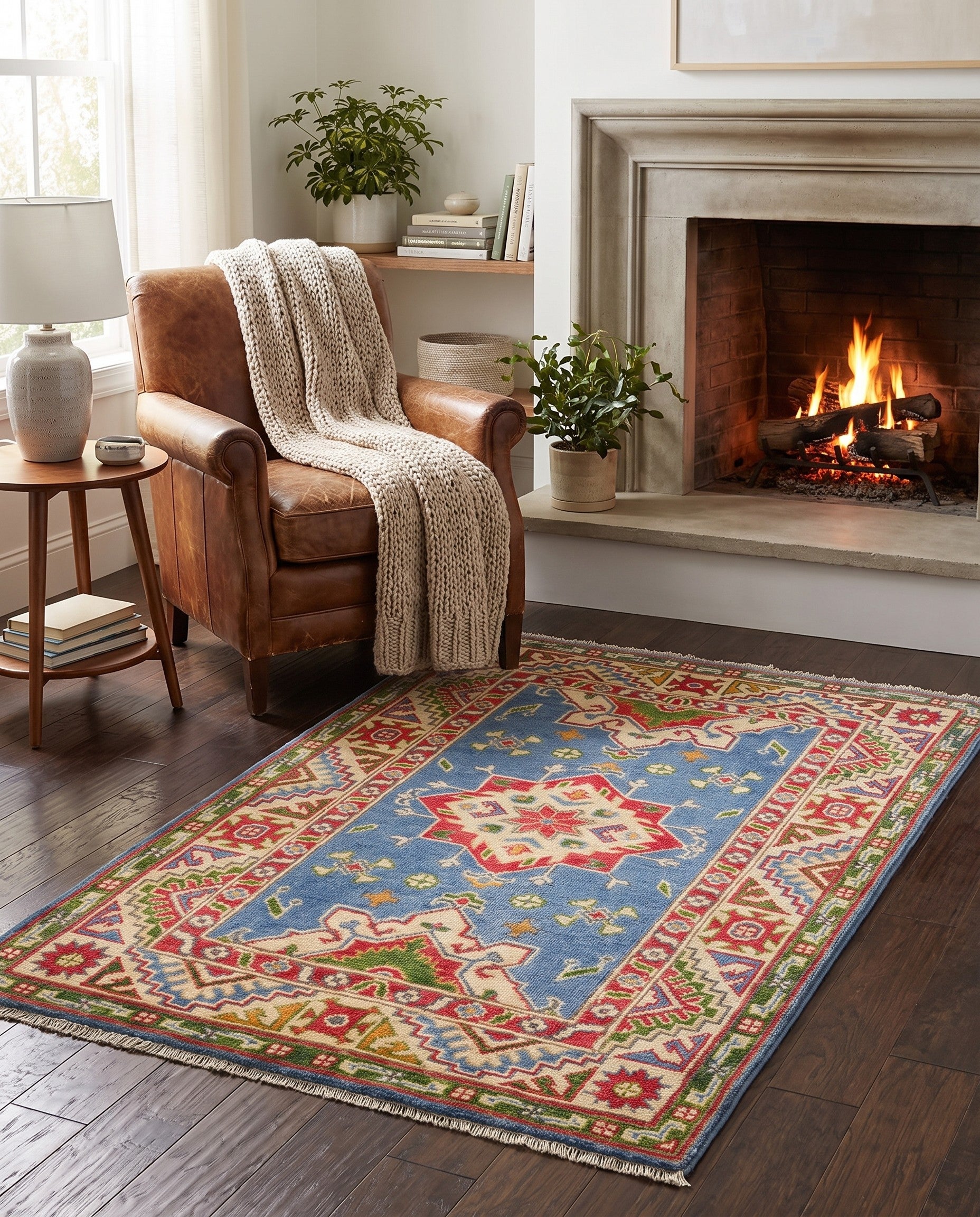 2' 8 x 4' 2 Hand Knotted Kazak Rug