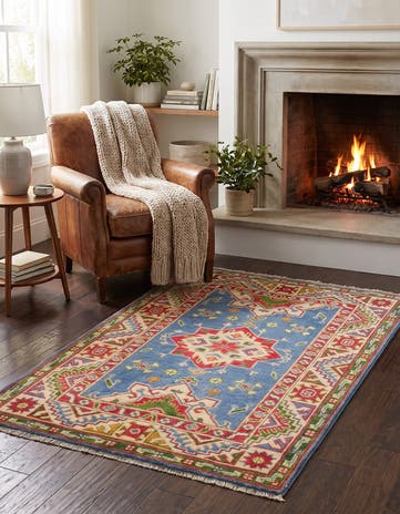 2' 8 x 4' 2 Hand Knotted Kazak Rug