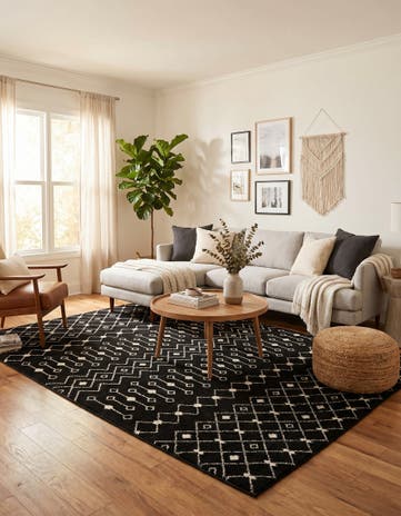 7' 10 x 10' Moroccan Trellis Rug