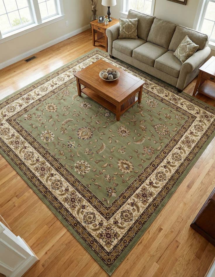 Detail image of 10' x 10' Classic Agra Square Rug