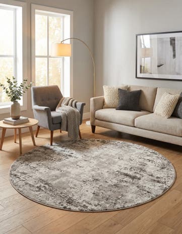 7' x 7' Aurora Round Rug
