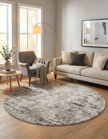 7' x 7' Aurora Round Rug