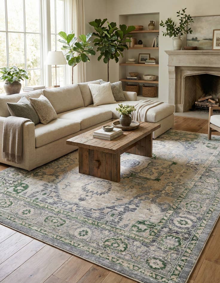 Detail image of 10' x 13' Madeline Vintage Rug