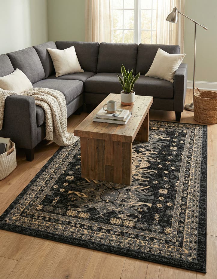 5' 3 x 8' Heris Rug