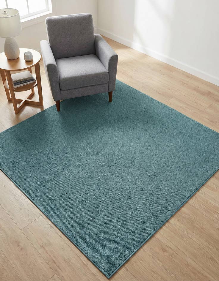 Detail image of 5' 3 x 5' 3 Everyday Solid Square Rug