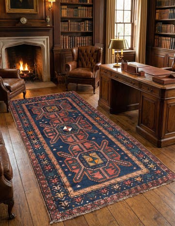 4' 2 x 7' 7 Kazak Rug