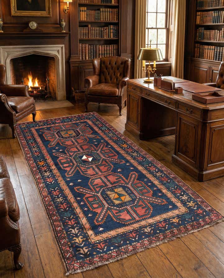 4' 2 x 7' 7 Kazak Rug