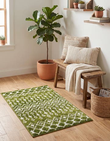 2' x 3' Moroccan Trellis Rug