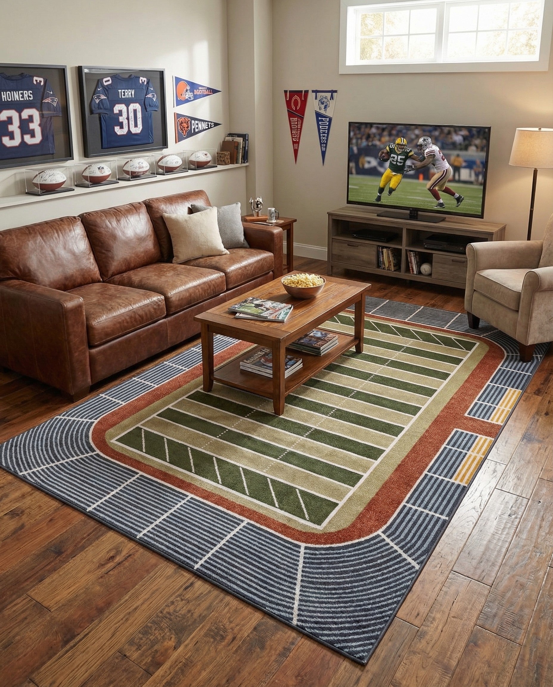6' x 9' Sports Washable Rug