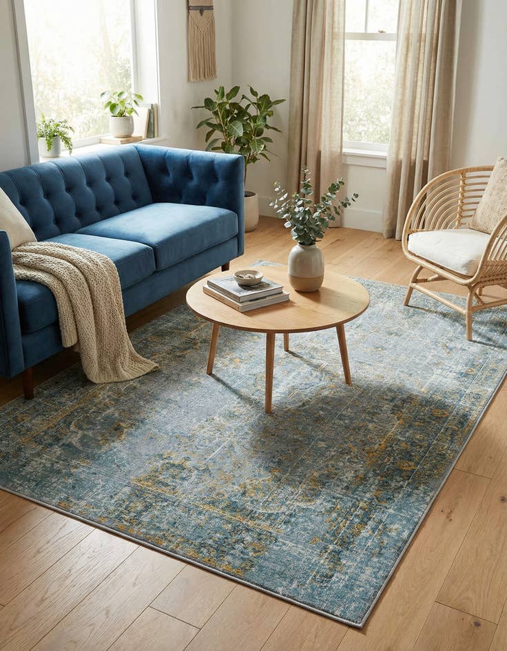 Detail image of 5' 5 x 8' Santiago Rug