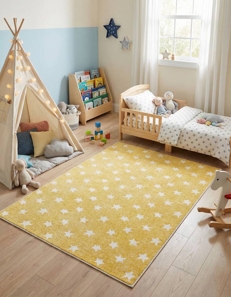 Detail image of 4' x 6' Whimsy Kids Rug