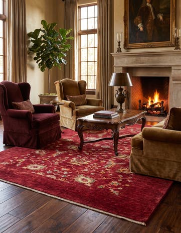 6' 9 x 10' 3 Hand Knotted Ariana Ziegler Rug