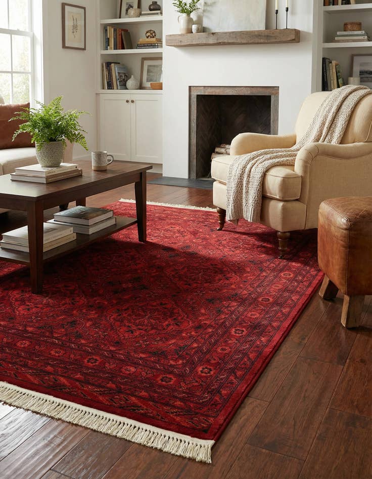 Detail image of 4' x 6' Bokhara Rug