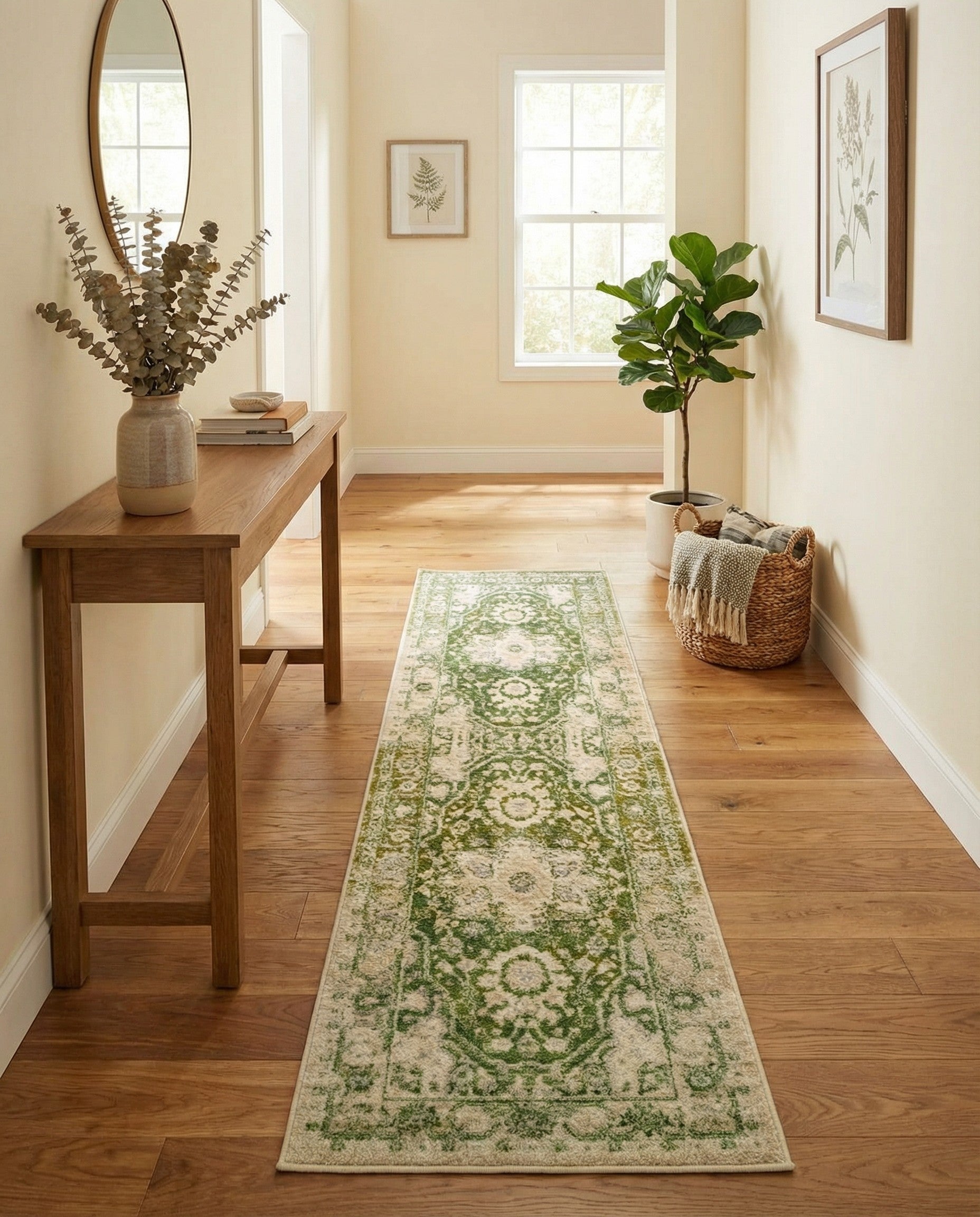 2' 7 x 10' Madeline Vintage Runner Rug