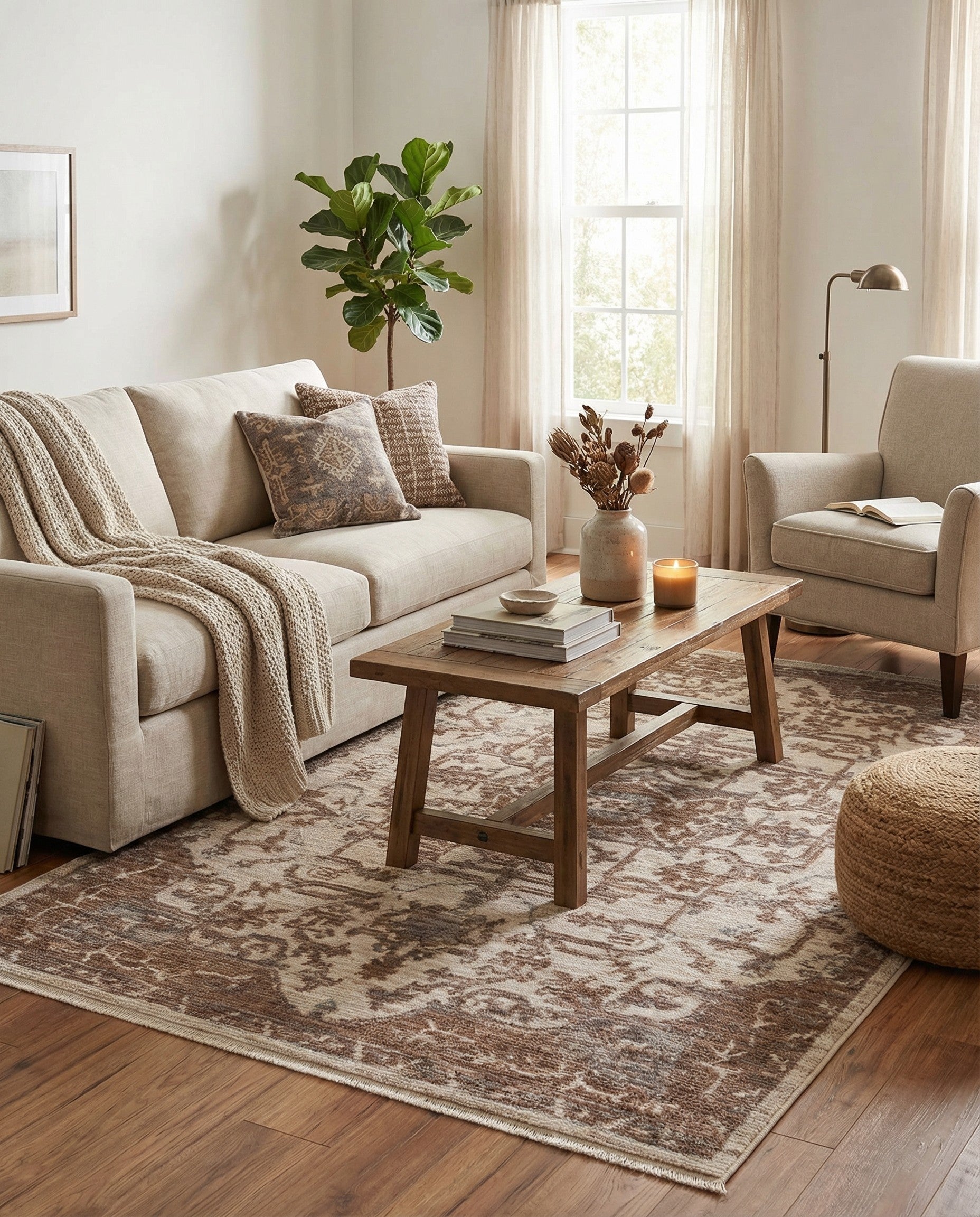 4' x 6' 3 Grand Tradition Rug