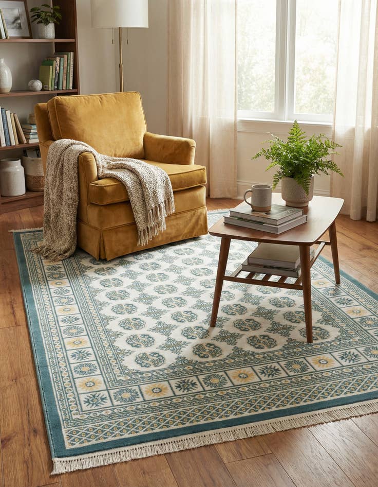 Detail image of 4' x 6' Nain Design Rug