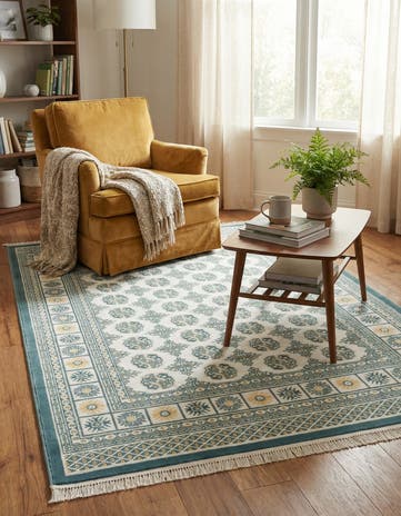 4' x 6' Nain Design Rug