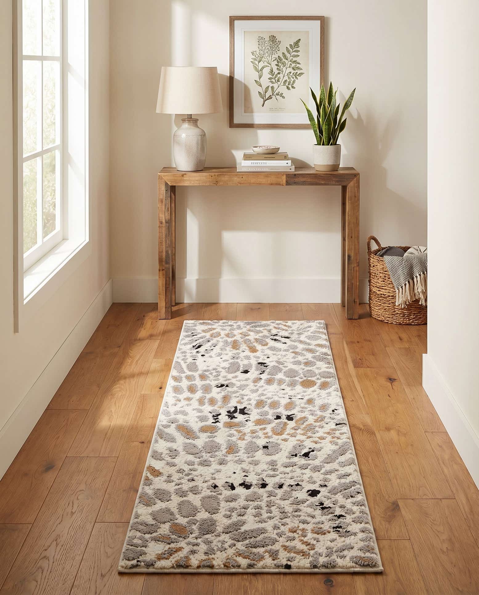 2' x 6' Sepia Runner Rug