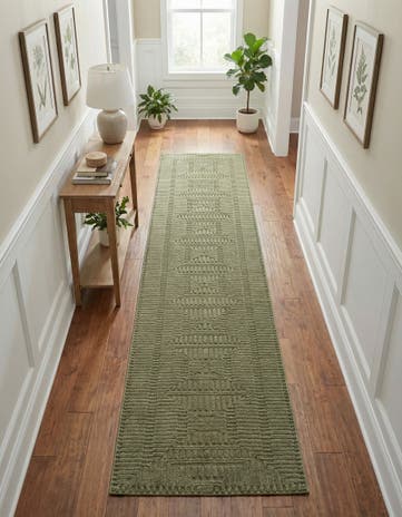 2' 7 x 12' Textura Designer Runner Rug