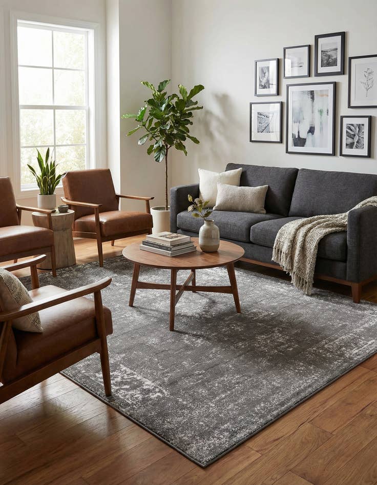 Detail image of 5' 3 x 8' Monte Carlo Rug